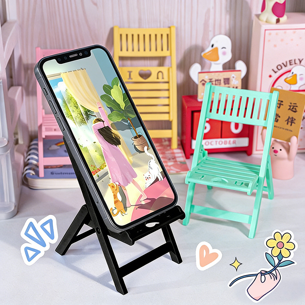 Kawaii Tech Accessories - Миниатюрная складная подставка для телефона в