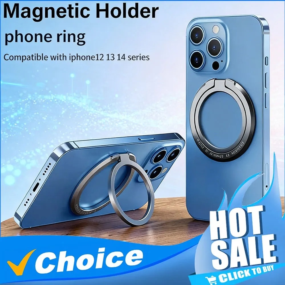 Mobile Tech Accessories - Магнитный держатель-кольцо для телефона, регулируемая подставка,