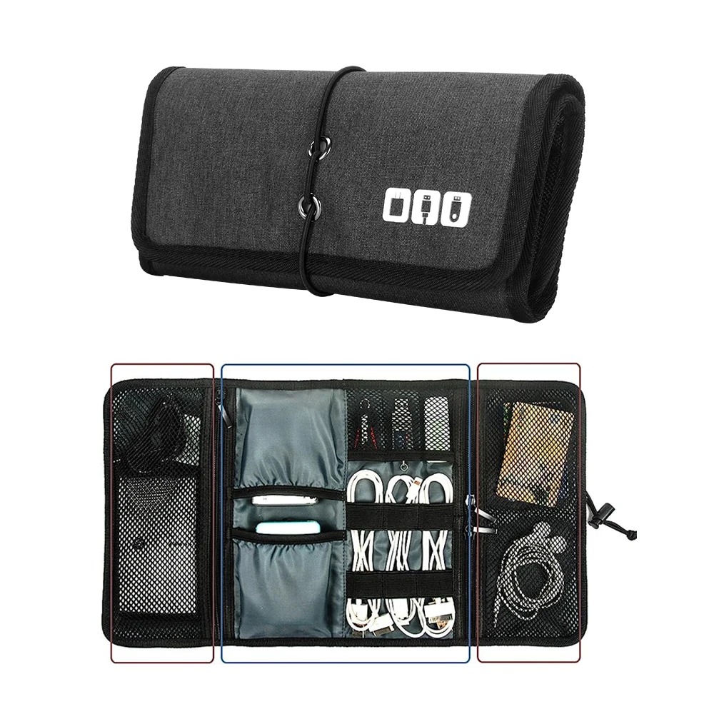 Tech Accessories Travel Organizer Pouch - Электронный органайзер, чехол для шнура, дорожный